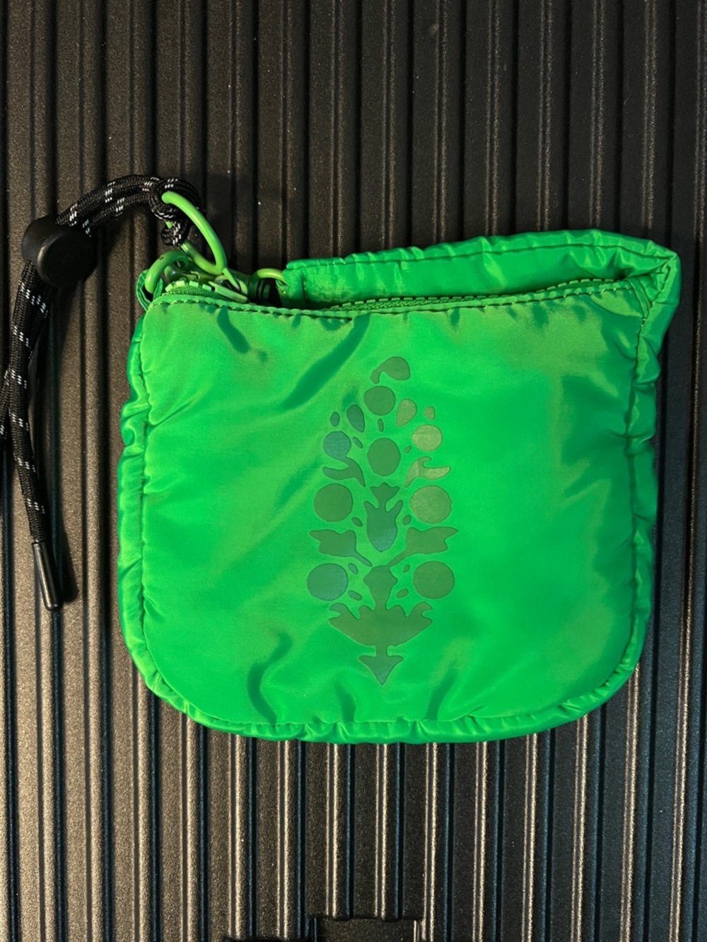 NWOT Free People Micro Pouch Kelly Green
